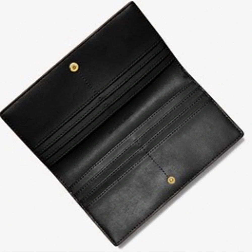 MICHAEL KORS
Reed Large Pebbled Leather Snap Wallet
Style# 35S3G6RE3L
Black 
NWT - Picture 2 of 16